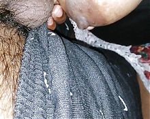 Sri Lankan aunty double penetration with dildo