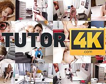TUTOR4K. Fake English tutor is exposed and sex saves her from prison