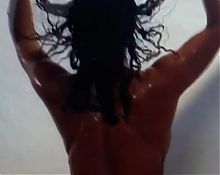 Tracee Ross in shower