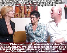 German husband is spoiled by his wife and strange wife