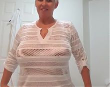 Nice big tits granny