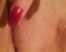 62 years old slut plays with dildo and fingers herself